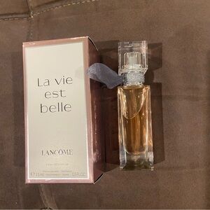 Lancôme La Vie Est Belle Perfume NIB 0.5 oz 15 ml refillable bottle